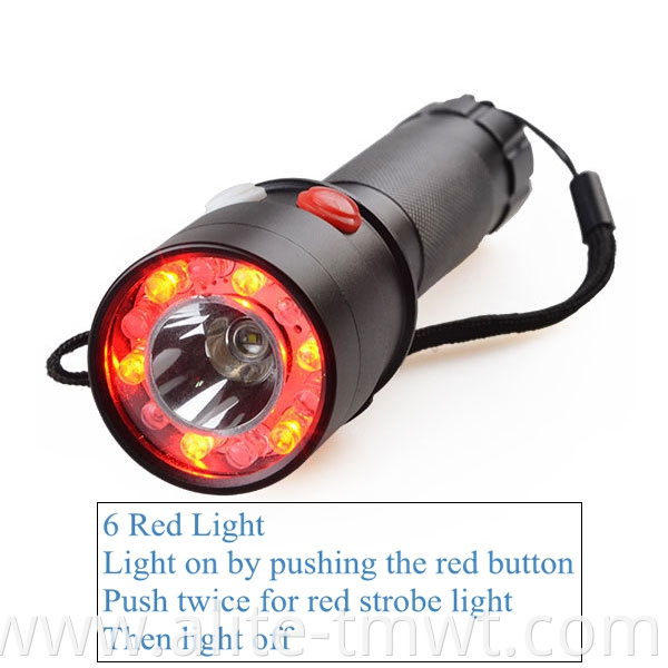 High Quality Multifunctional 3 Color Green Red White Railway Signal Flashlight